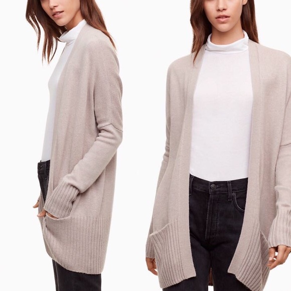 Talula Lenox Cardigan Cashmere Blend Blue/Purple M